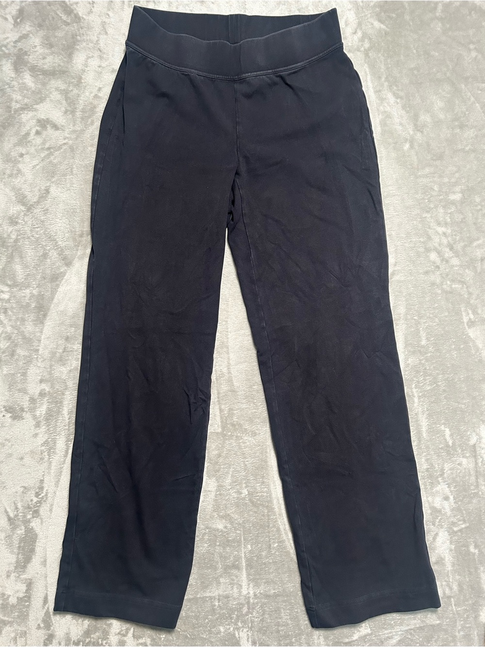 Lands End Starfish Straight Leg Pants Women’s Medium Tall 10/12 Black